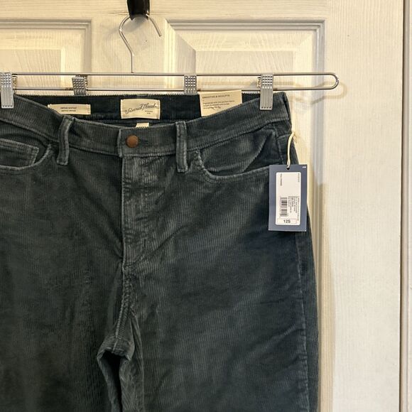 Universal Thread Women’s Teal Corduroy Bootcut Pants 12 Short High Rise NWT - Picture 3 of 16